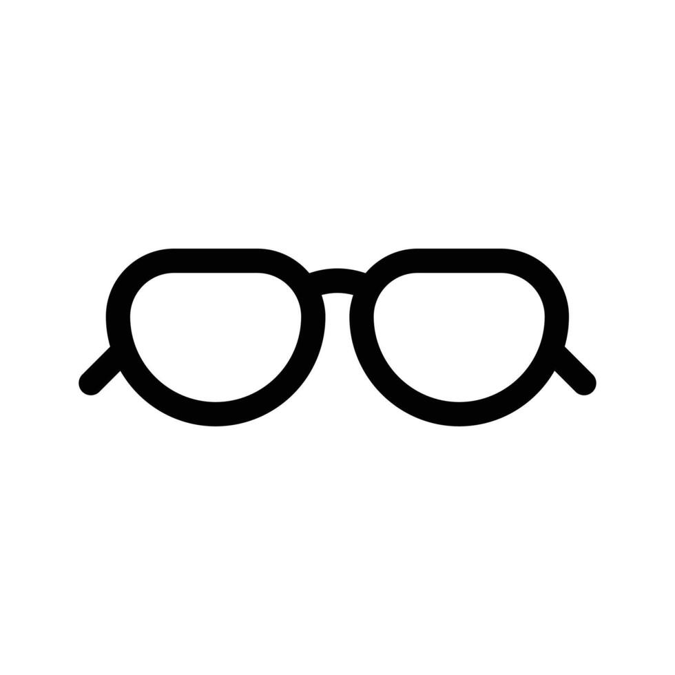 A pair of eyeglasses symbolizing vision, eyewear, or fashion vector