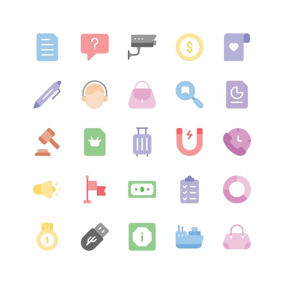 Grab this amazing shopping and ecommerce icons set in modern style vector