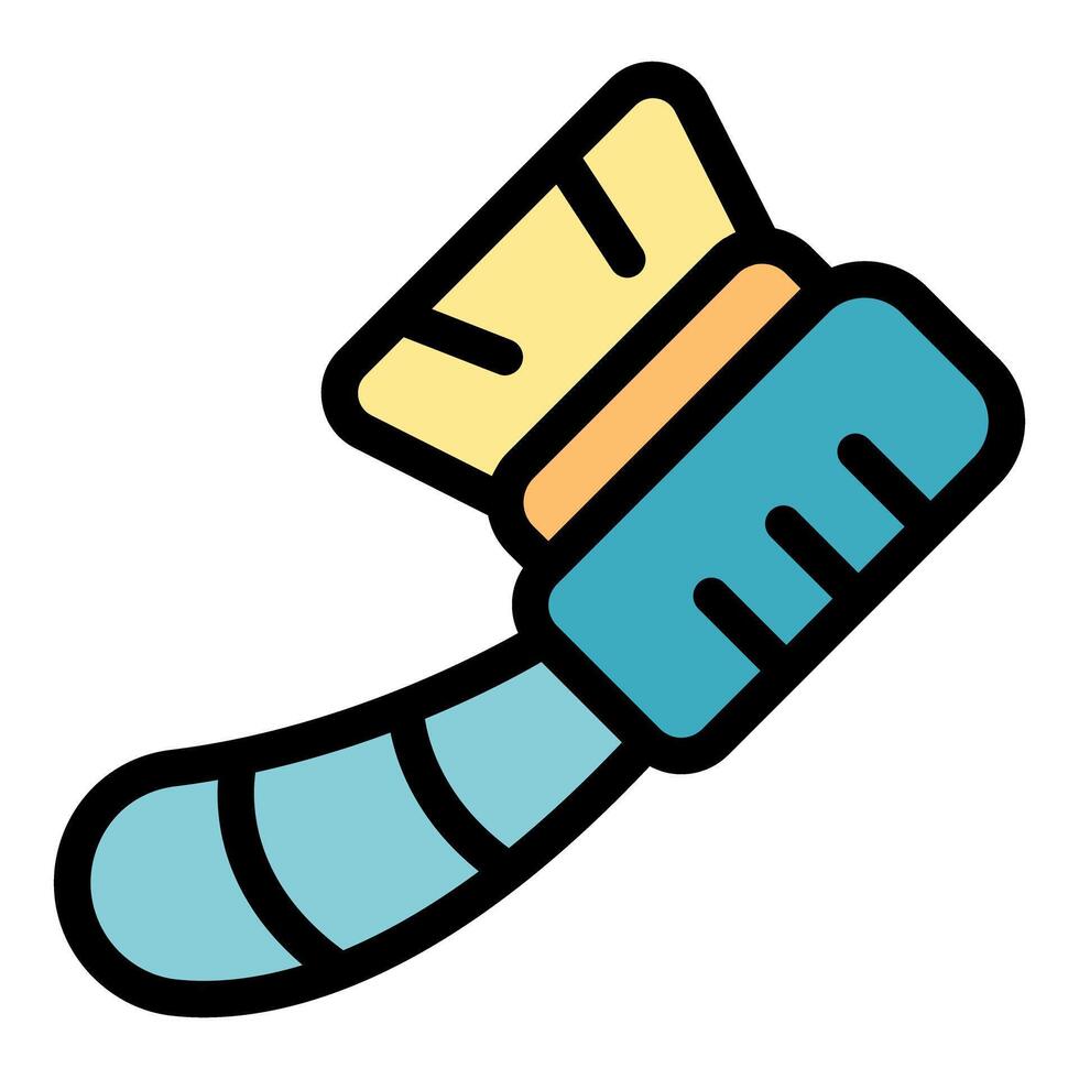 Professional cleaning brush icon for washing and polishing vector