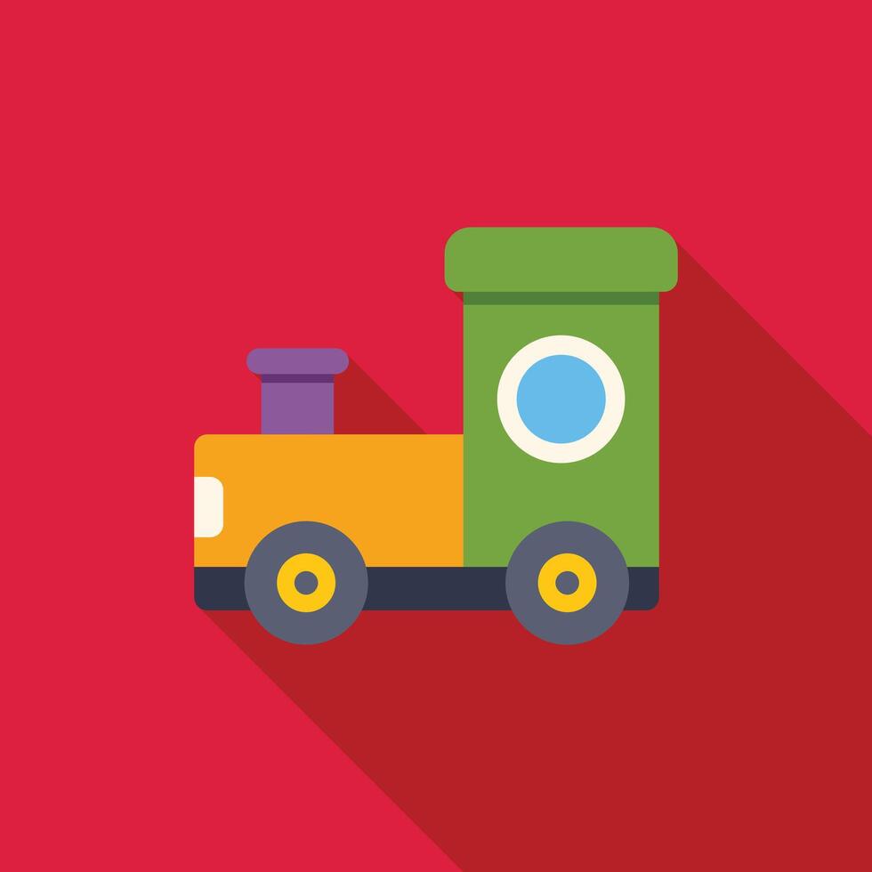Colorful toy train bringing joy and imagination to children vector