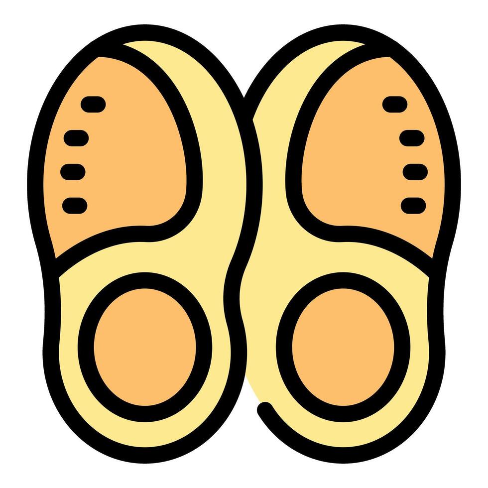 Orthopedic insoles for shoes supporting arch of foot vector