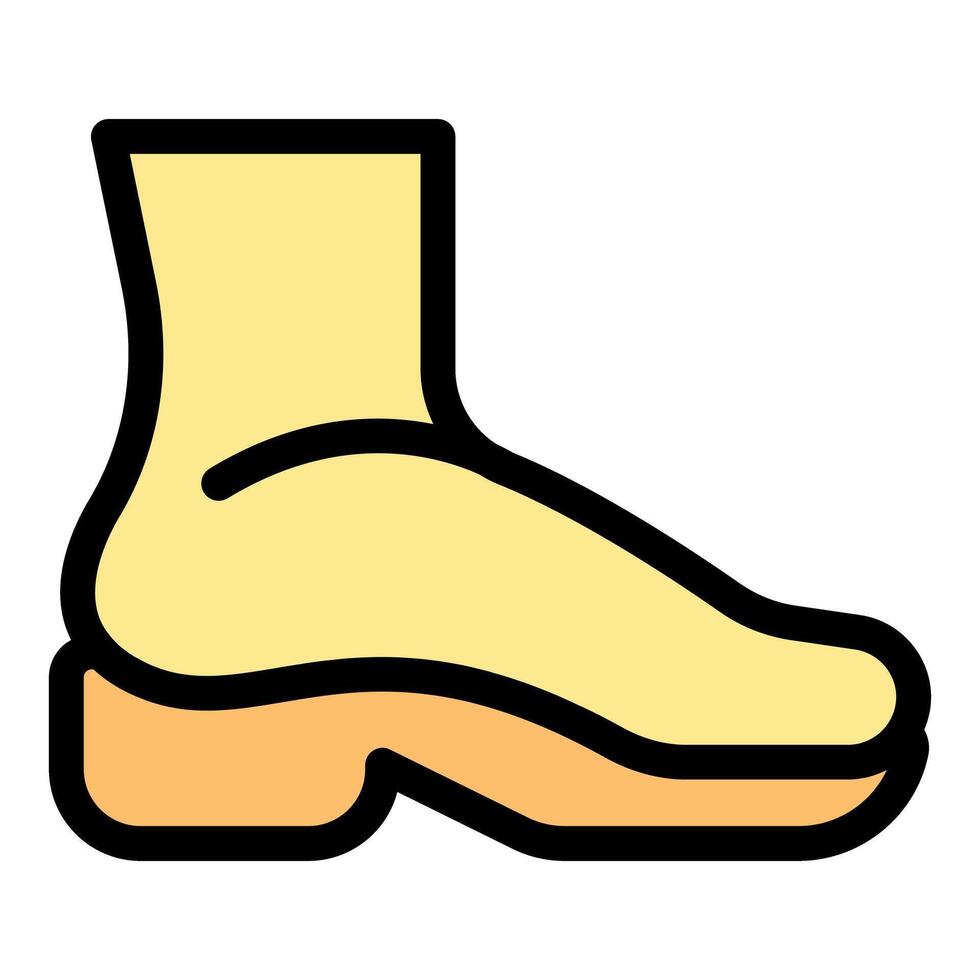 Orthopedic shoe providing support and comfort for feet vector