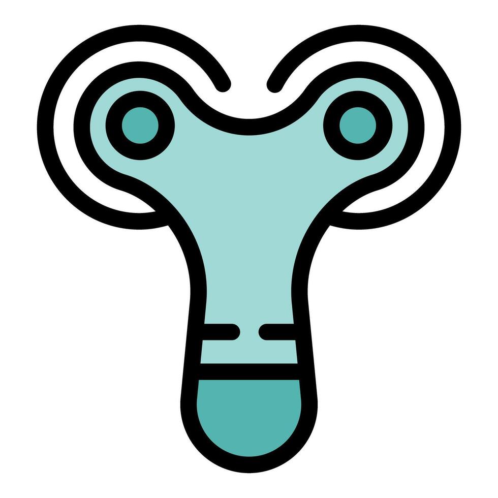 Hand spinner toy rotating and balancing on a narrow base vector