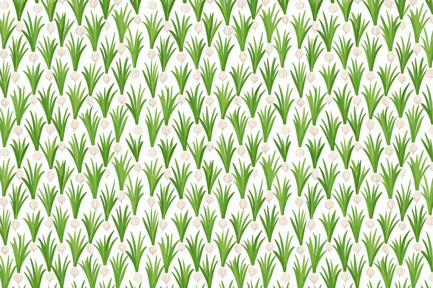 Pattern with onions blossom illustration vector