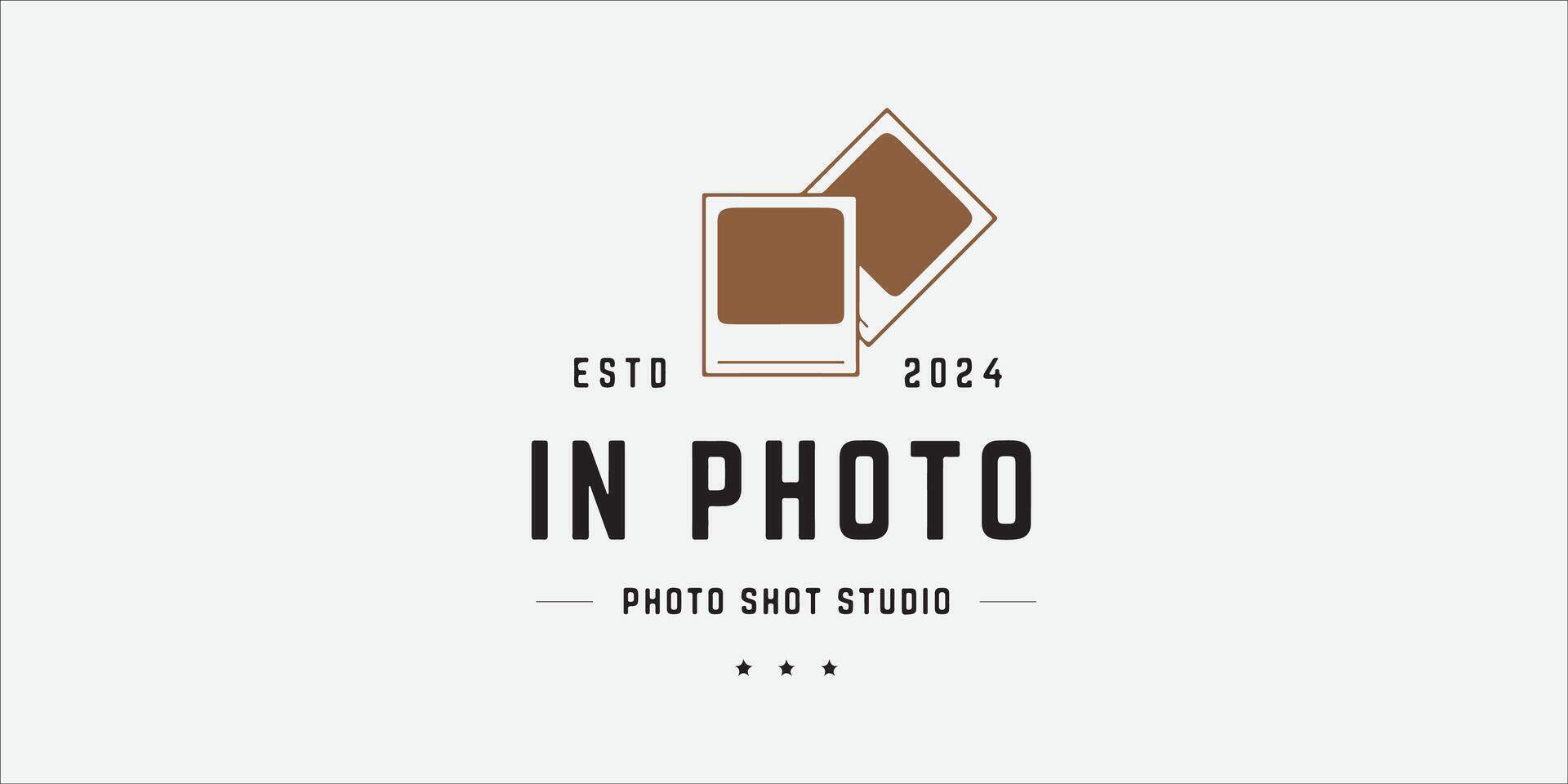 print photo logo brand vector