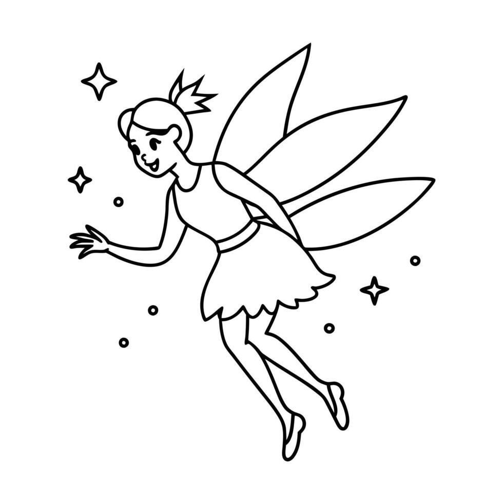 Fairytale concept illustration vector
