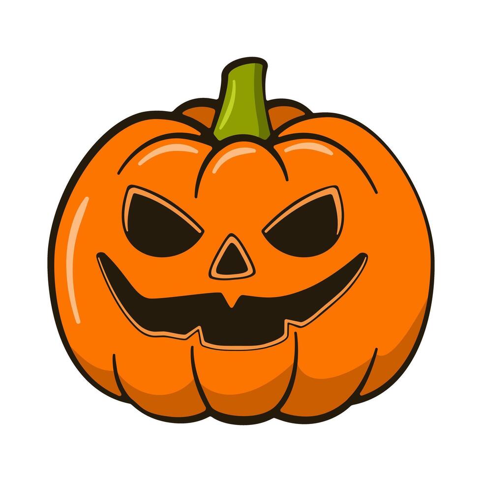Pumpkin for Halloween vector