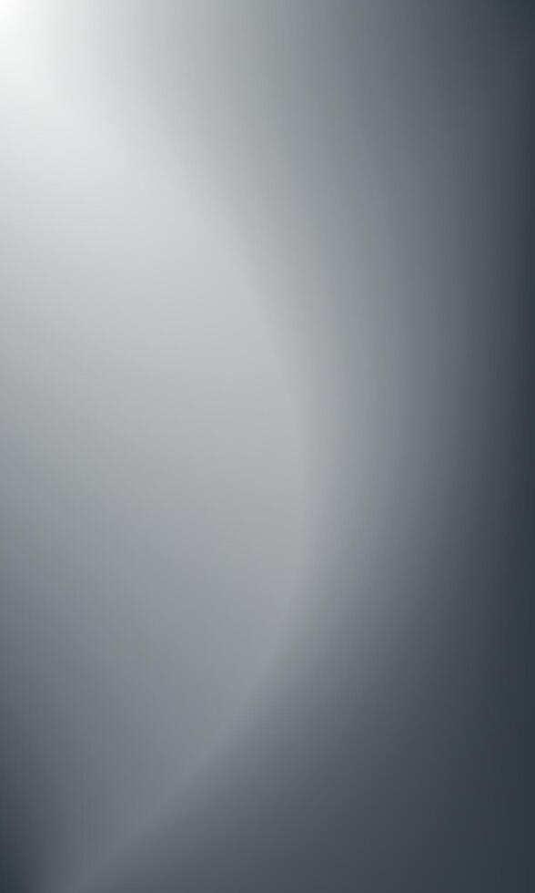 Light grey metallic gradient fluid illustration. Background for flyer, social media post, screen, mobile app, wallpaper vector