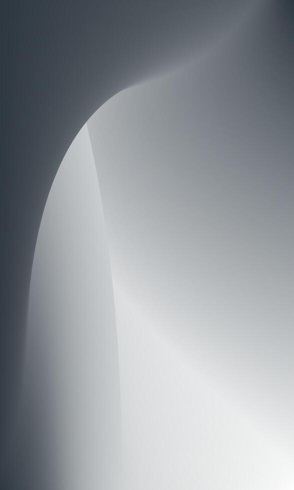 Light white and grey gradient illustration. Background for flyer, social media post, screen, mobile app, wallpaper vector