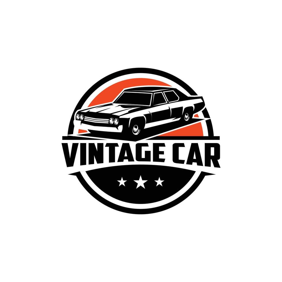 Bluesmobile. silhouette isolated white background shown from the side. Best for logos, badges, emblems, concepts and the car industry. vector