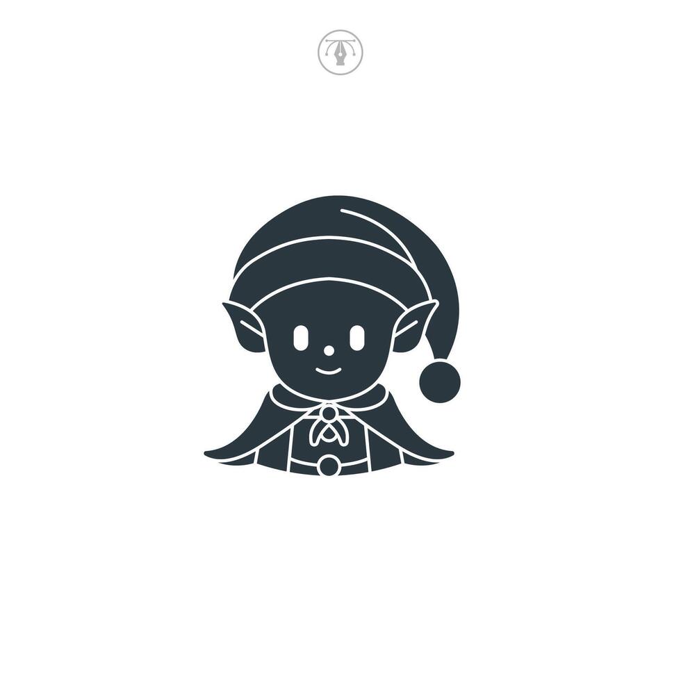 Elf icon symbol illustration isolated on white background vector