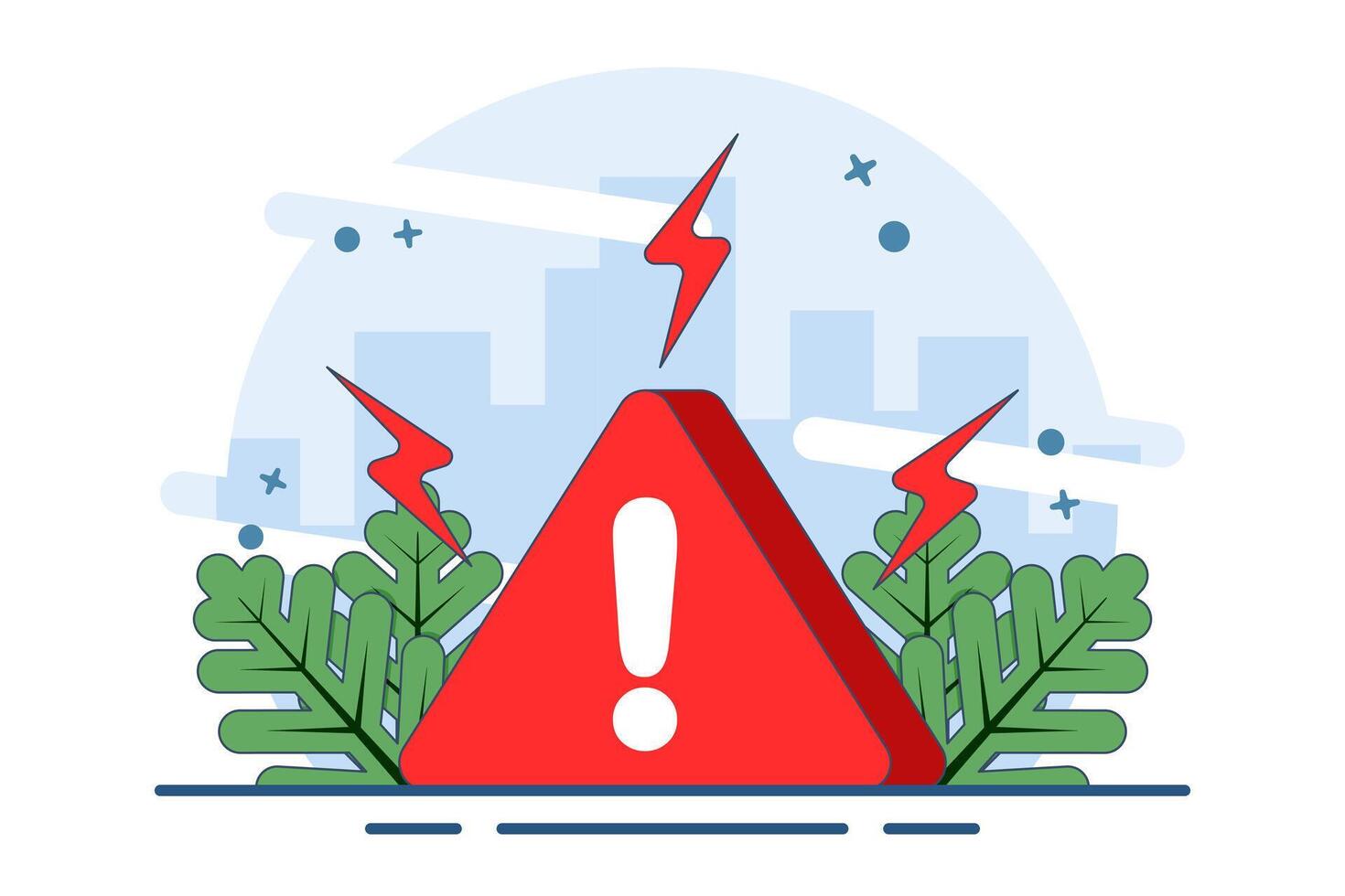 Warning signs and symbols concept, Danger and warning signs, Attention, System error, Website is temporarily unavailable, web is not working. warning and error, User warning page is not available. vector