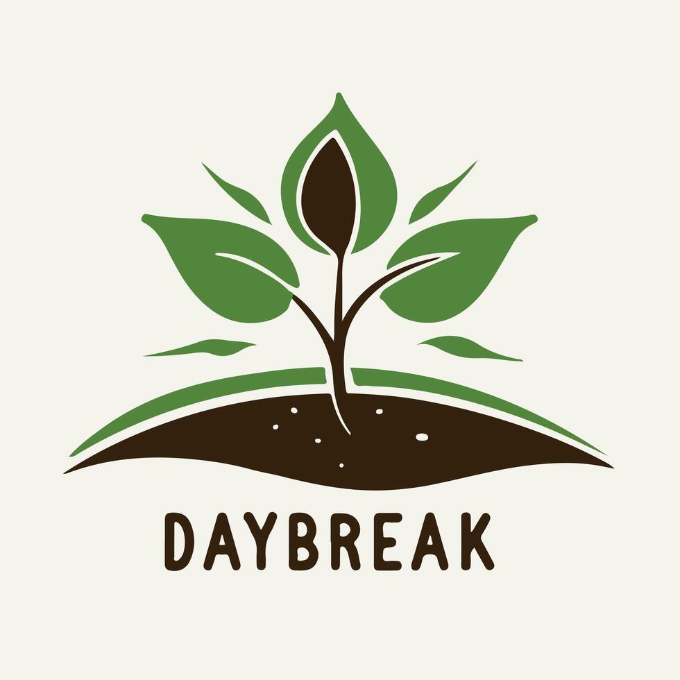 a logo for day break. vector
