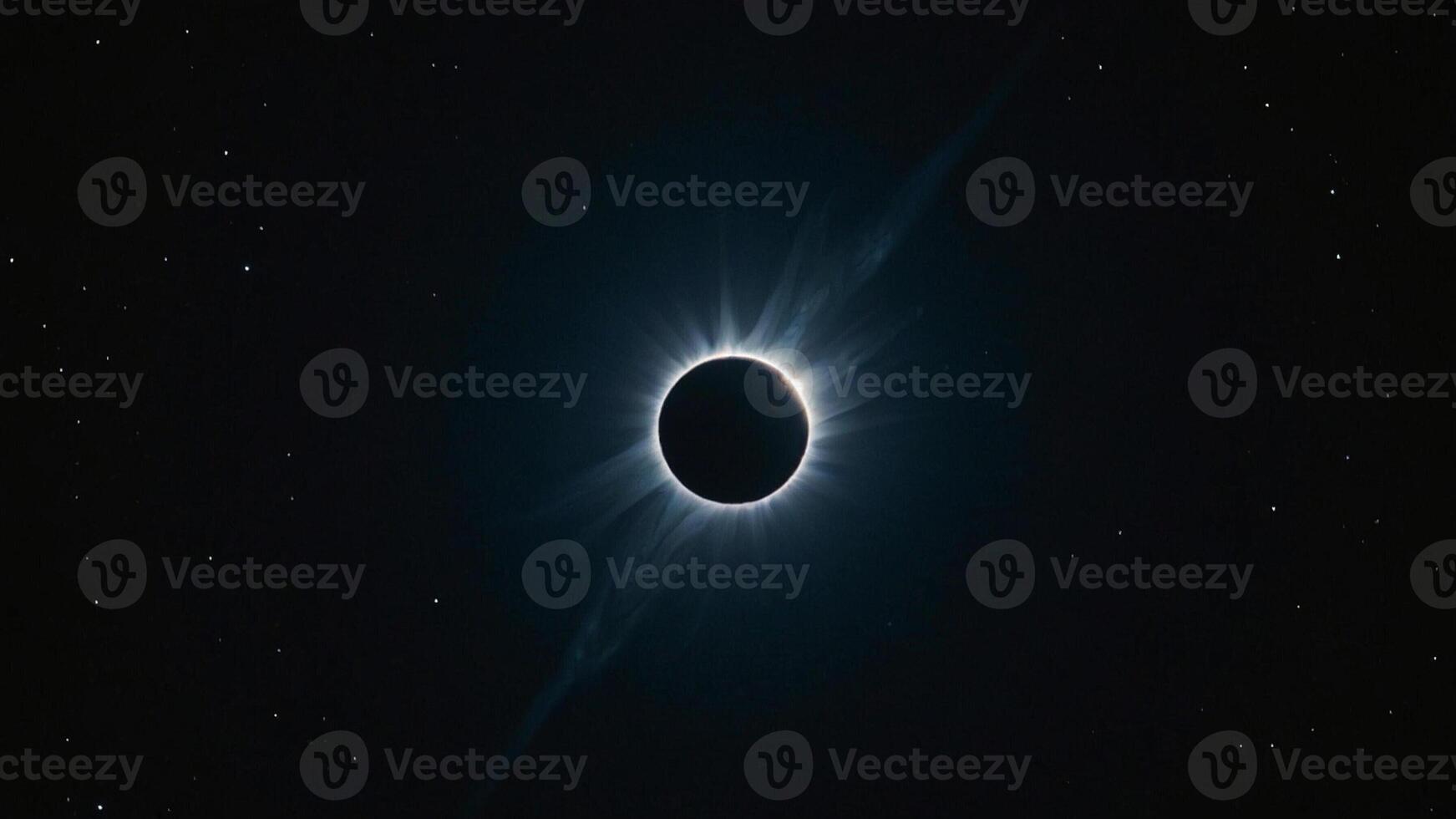 The sun is seen in the sky during a total solar eclipse photo