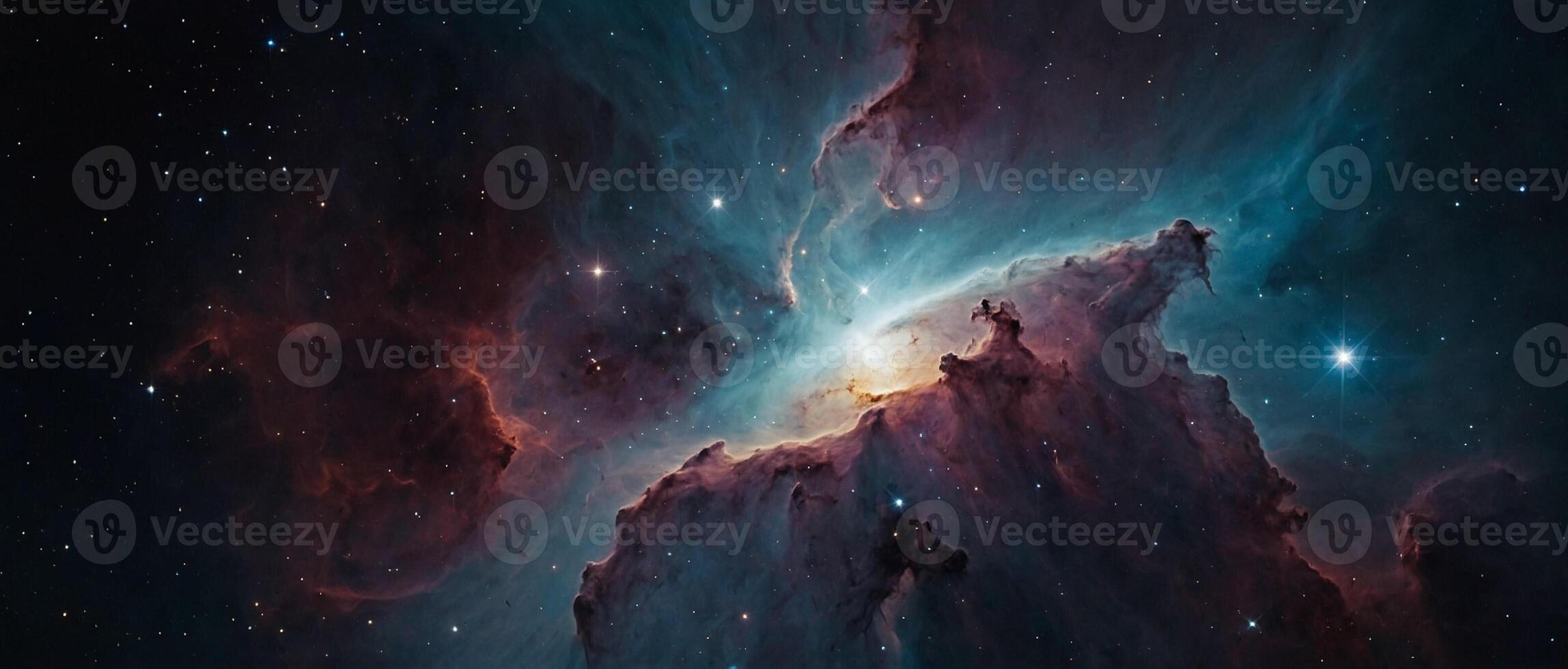 The orion nebula, a star forming region in space photo