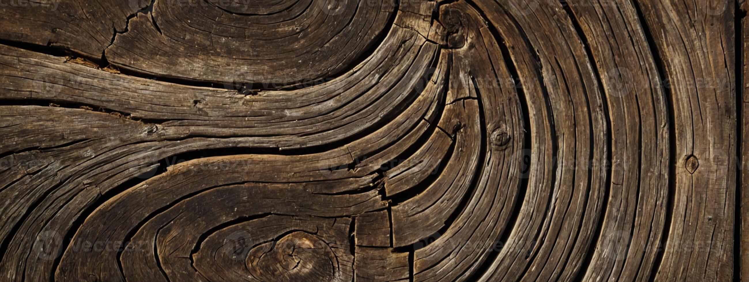 A close up of a wood texture with a spiral pattern photo