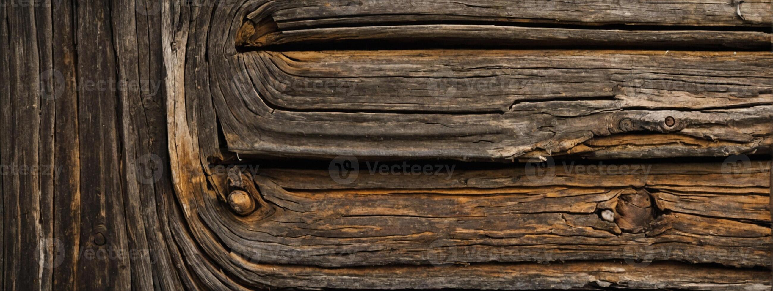 Old wooden wall texture background photo