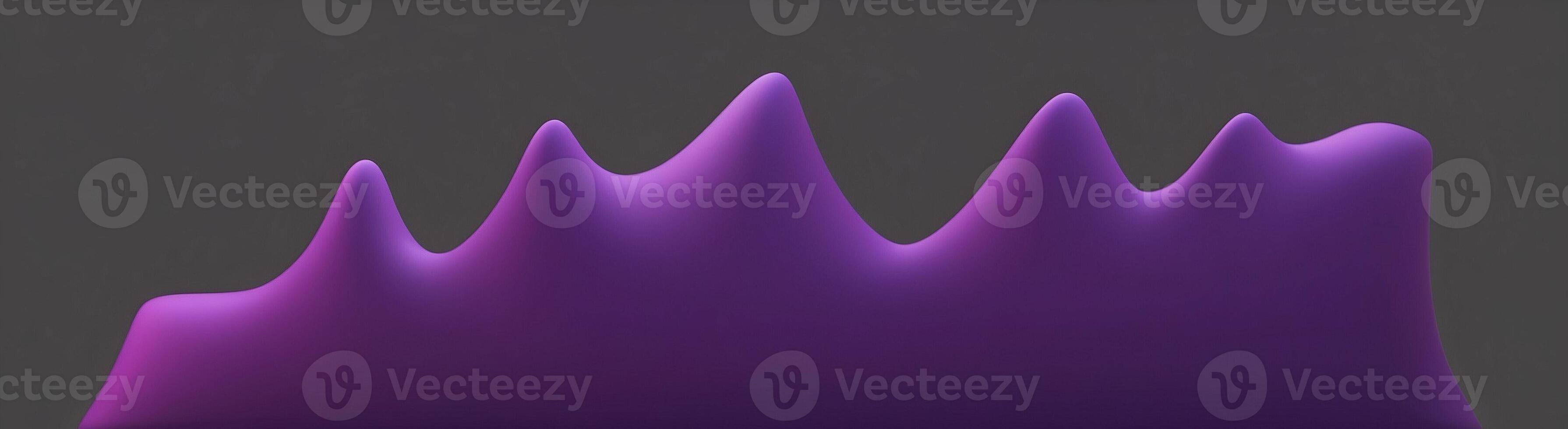 A purple wave of waves on a gray background photo