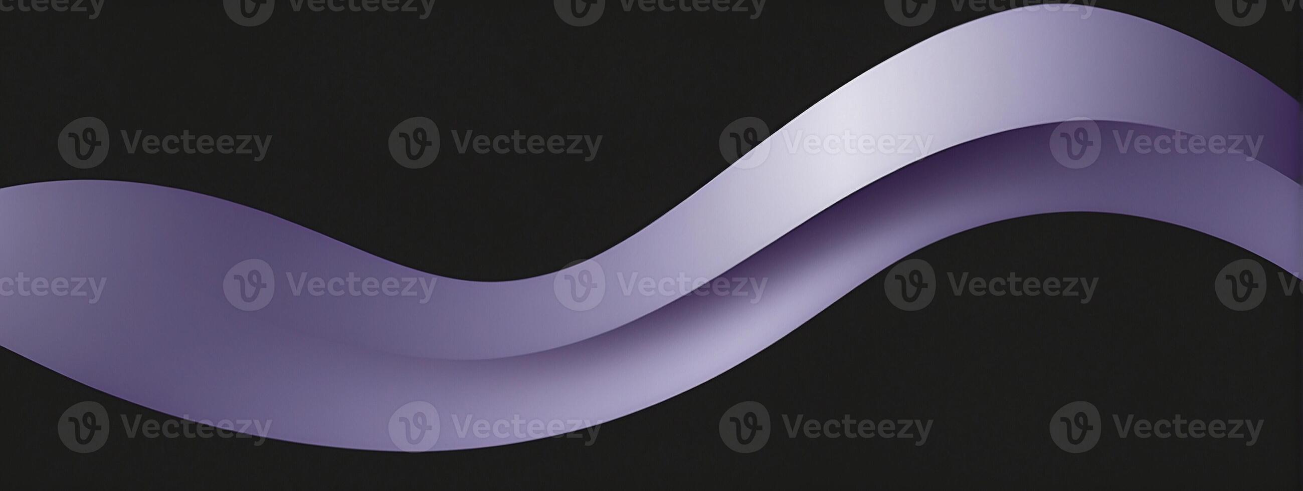 A purple wave on a black background photo