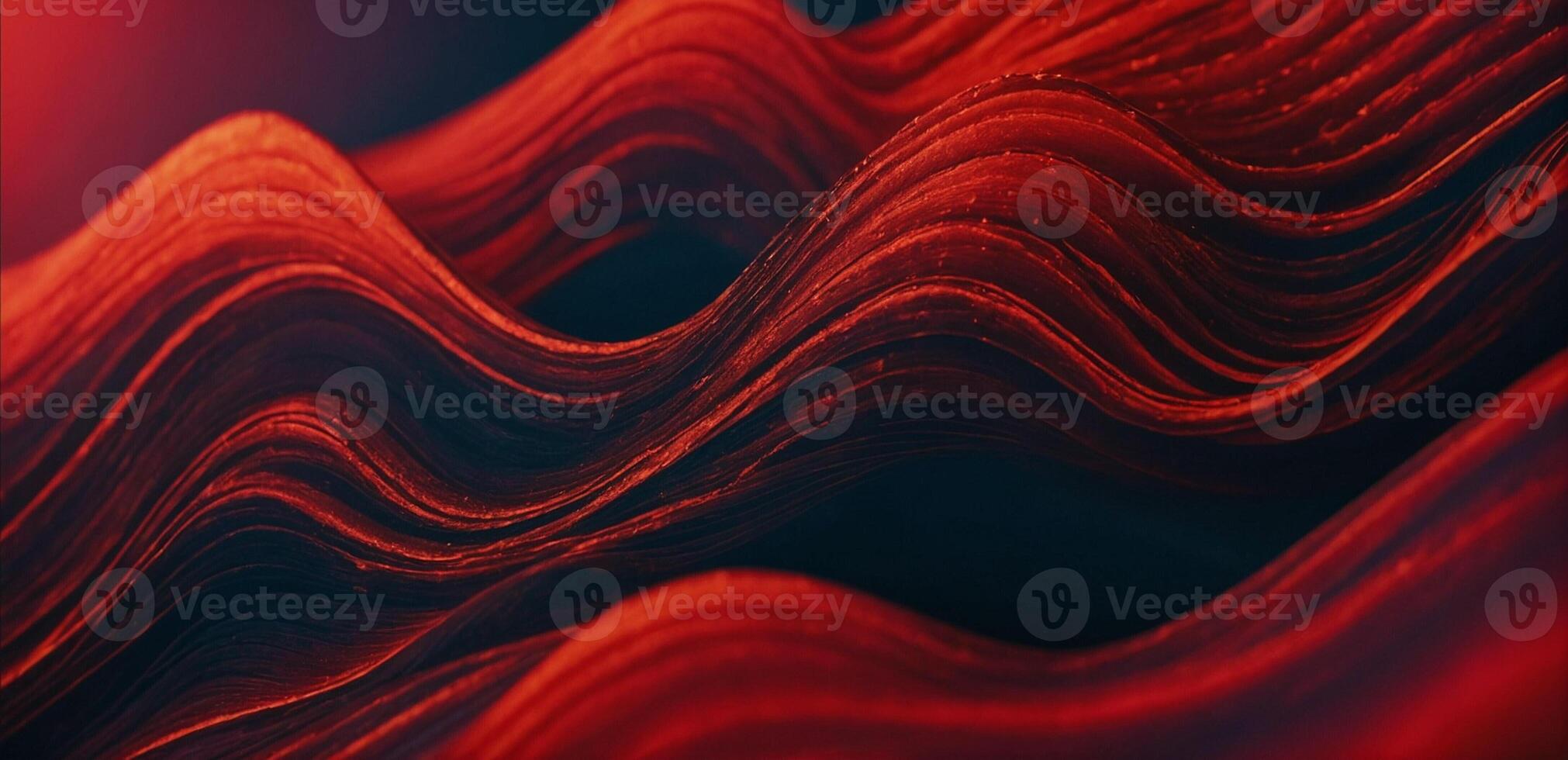 Abstract red waves wallpaper photo