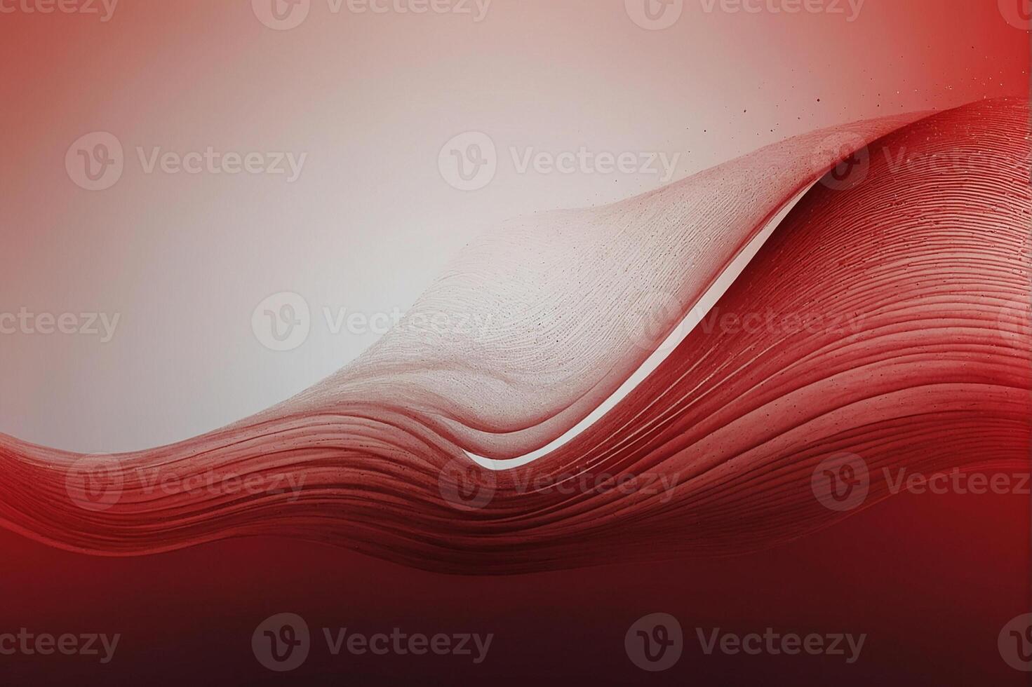 A red and white abstract wave photo