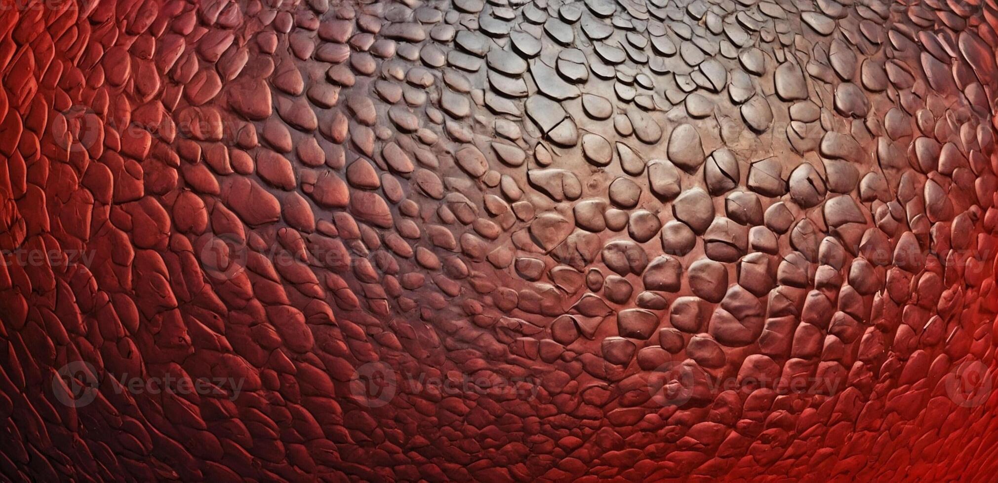 A red and black background with a texture of a leather surface photo