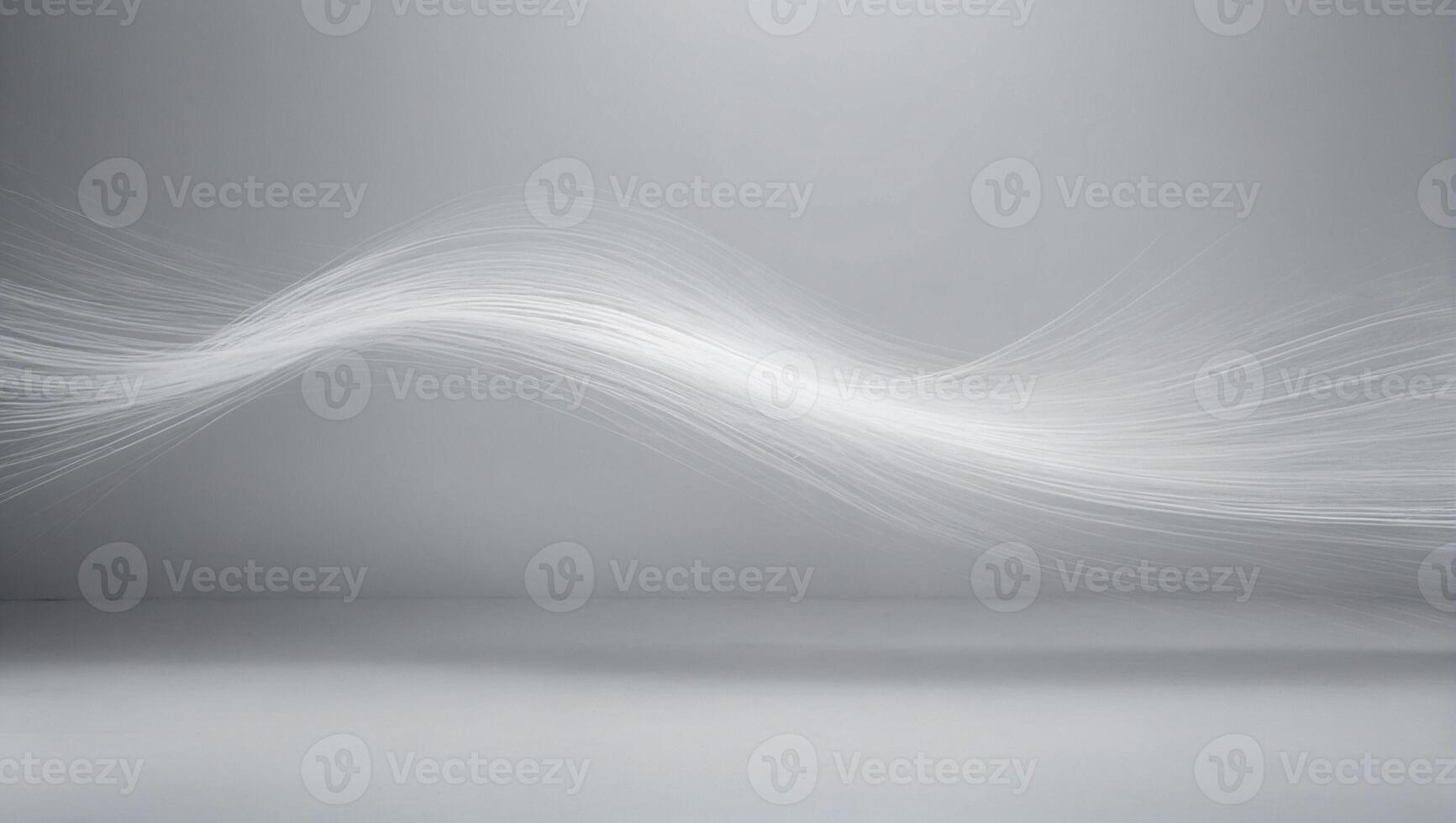 Abstract background with white light and waves photo