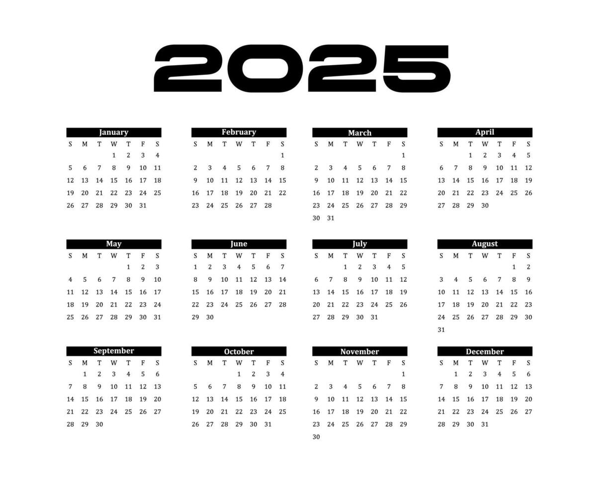 A Calendar of Bold and Bright Days vector