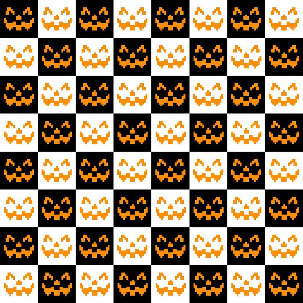 Halloween pumpkin ghost illustration, pumpkin, cute wallpaper, Halloween background, black, orange, Halloween decoration, embroidery, seamless embroidery, high quality resolution vector