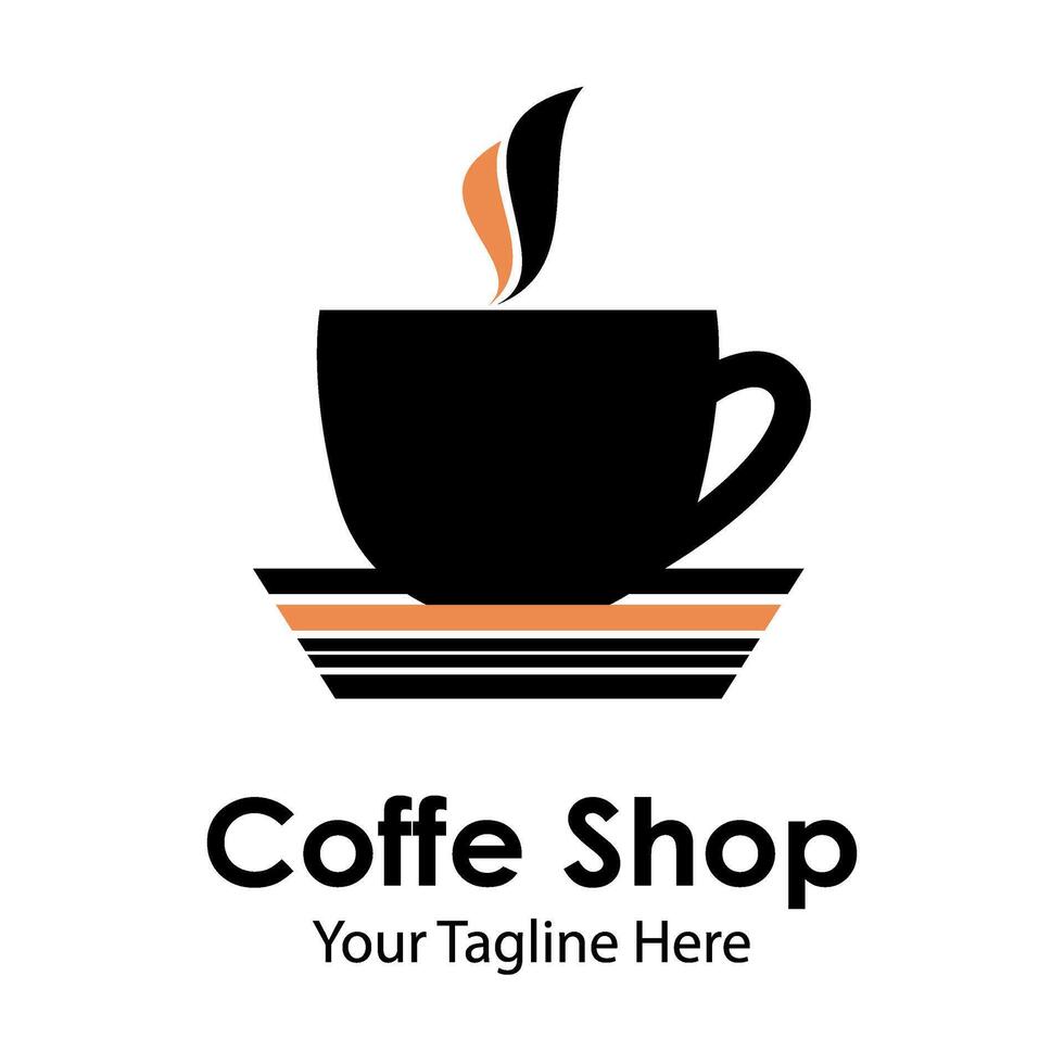 Coffee shop logo vector