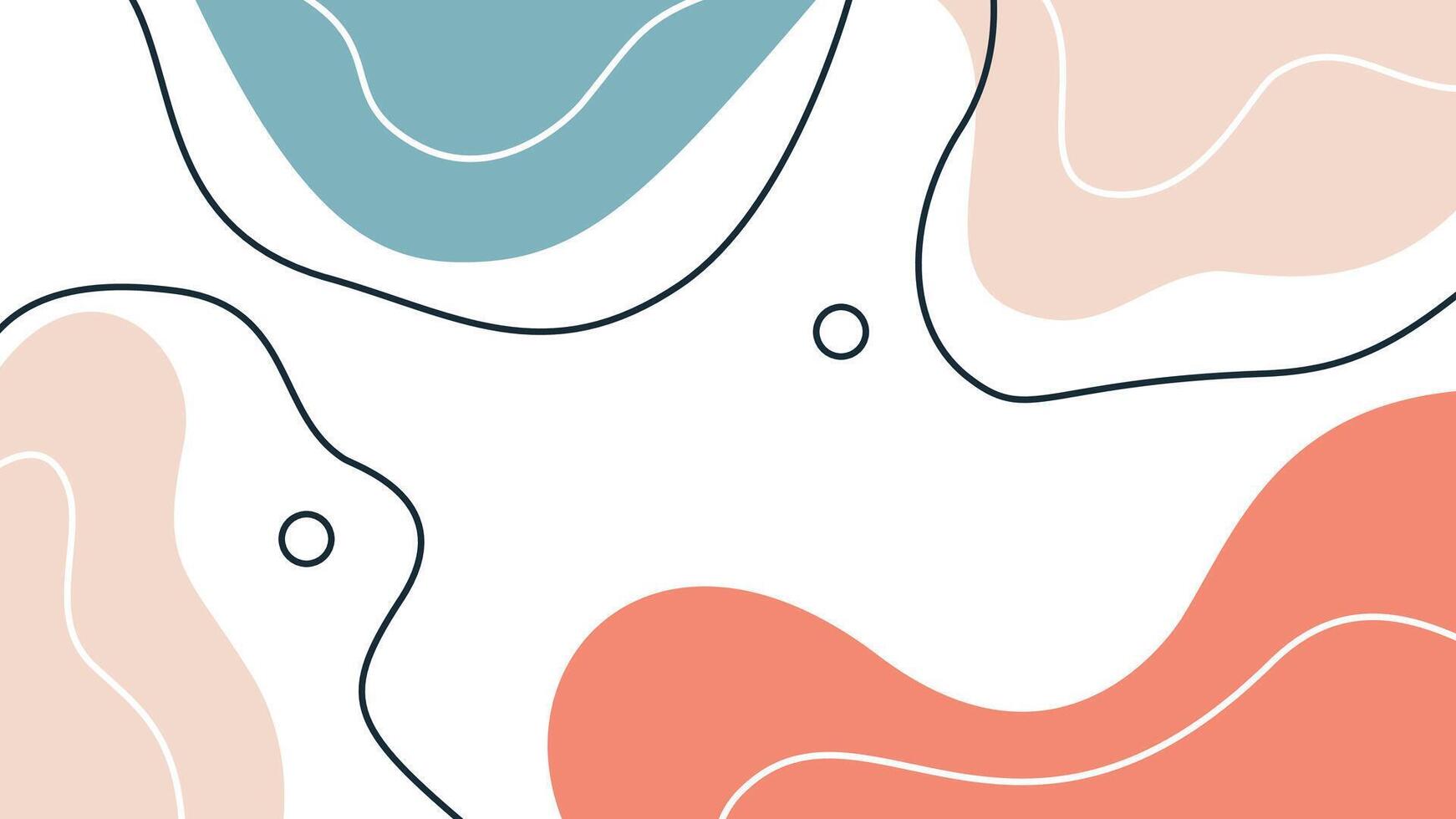 A colorful abstract background with waves and shapes vector