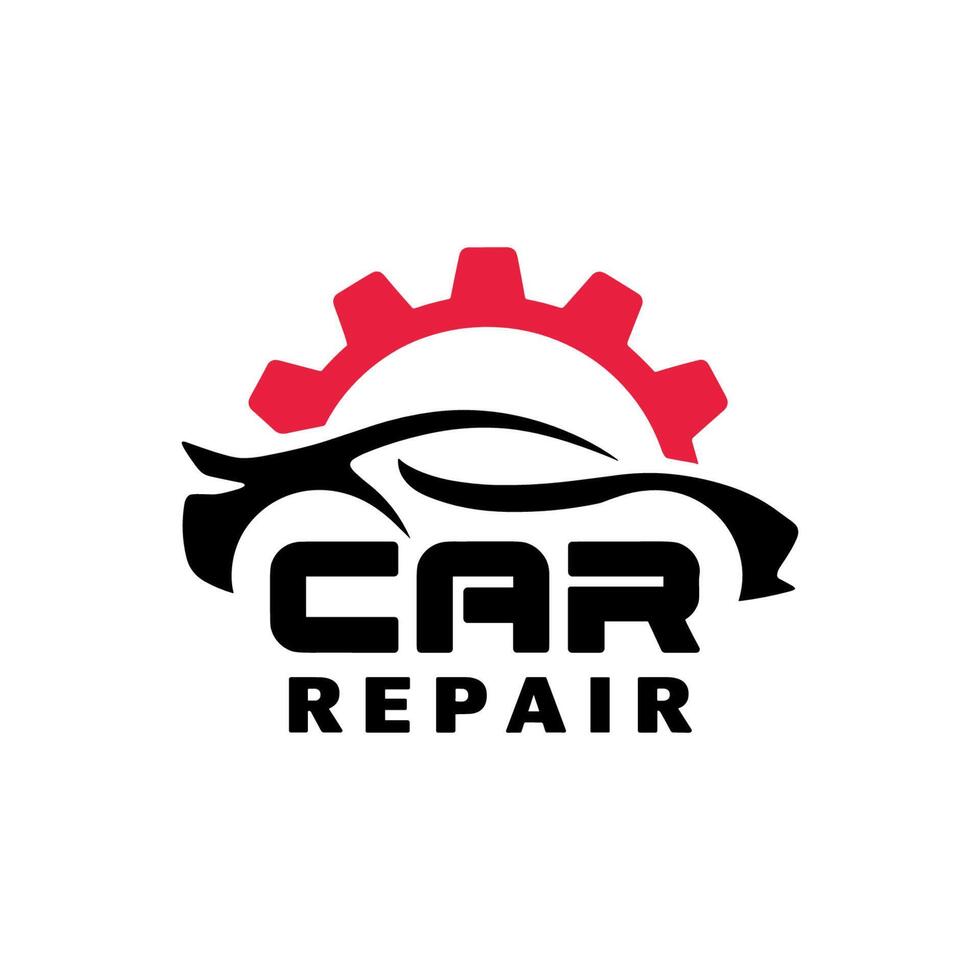 car repair logo design vector