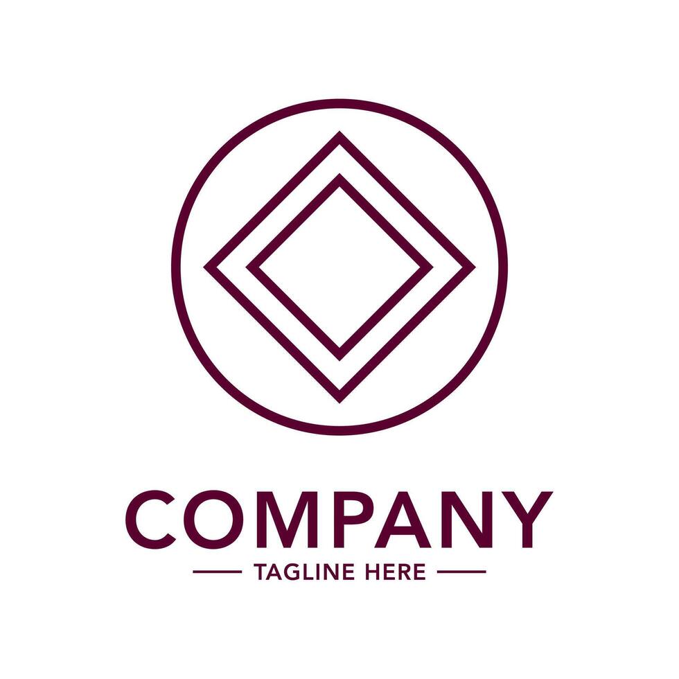 A diamond logo design vector