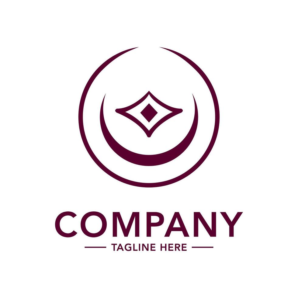 A logo for a company that is made up of a diamond vector