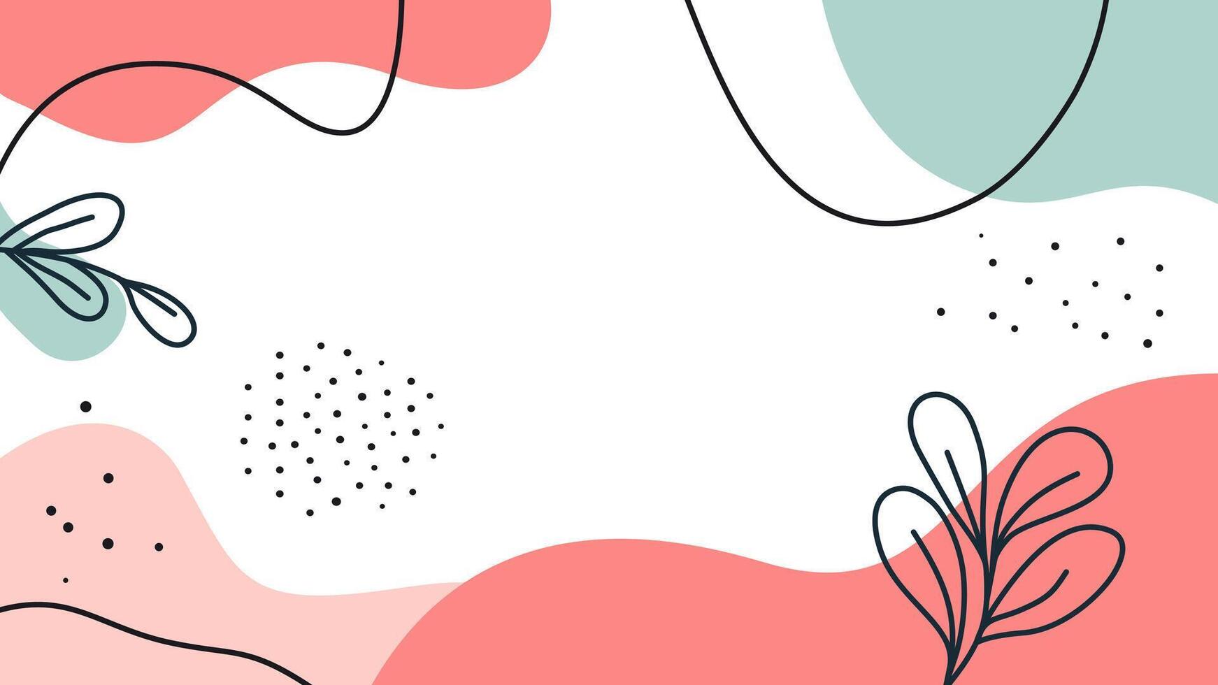 Abstract background with lines and shapes vector
