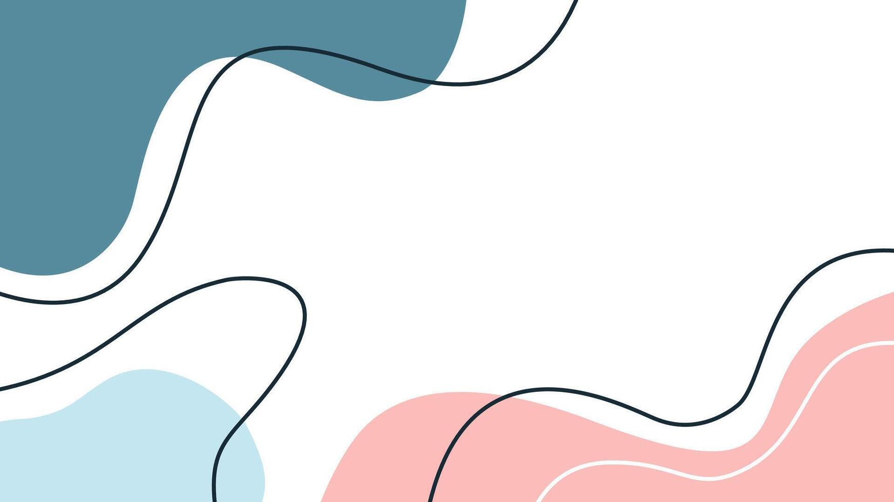 Abstract background with wavy lines vector