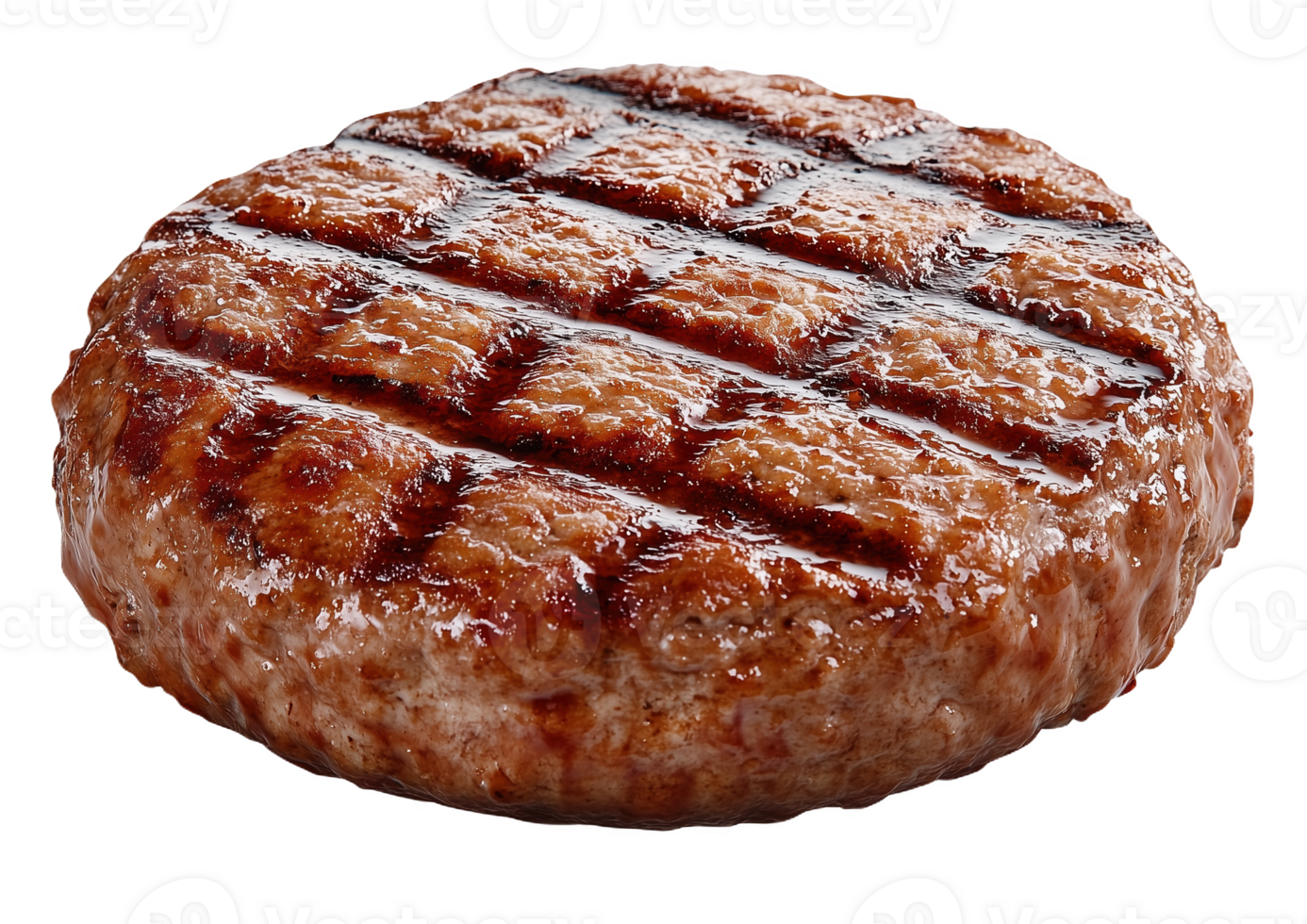 Sizzling grilled hamburger patty garnished to perfection for a summer barbecue delight png