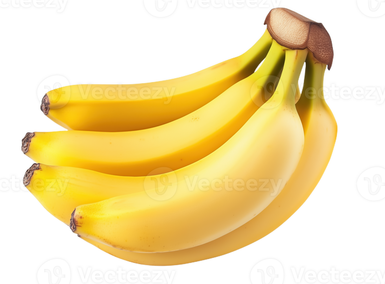 Fresh and vibrant bananas nestled together for a healthy delight png