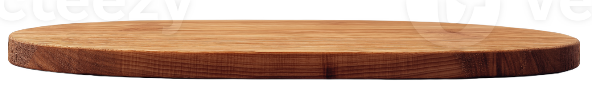 This round wooden board, with its rich texture and warm tones, invites culinary creativity png
