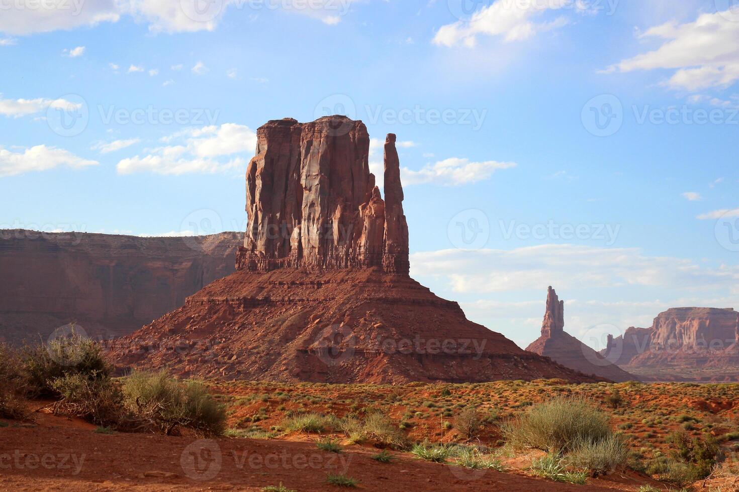 Monument Valley USA. Photo in sunny weather