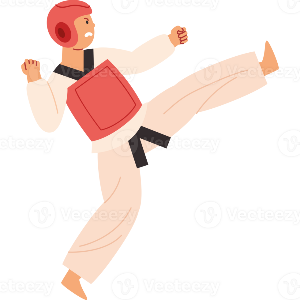 A man in a red helmet and red jacket is kicking a kick png