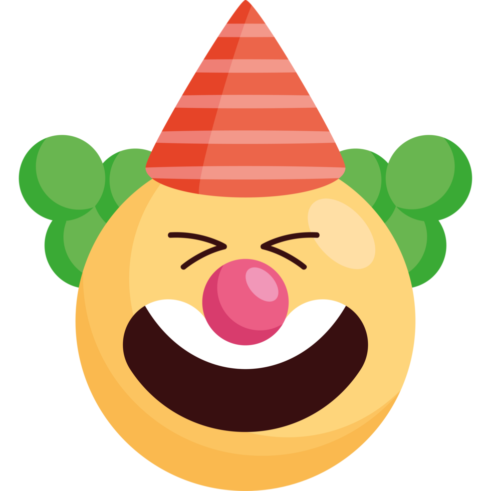 birthday emoji clown cartoon png