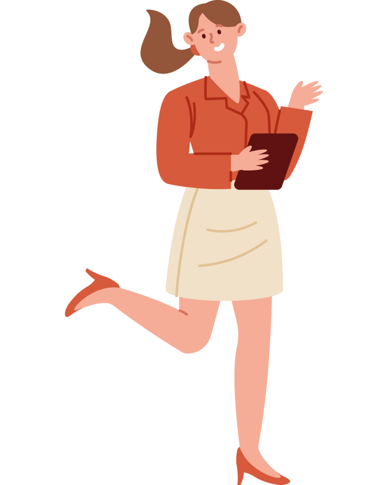 entrepreneur woman character png