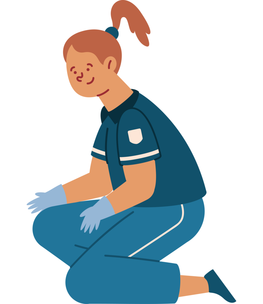 paramedic woman in uniform for first aid png