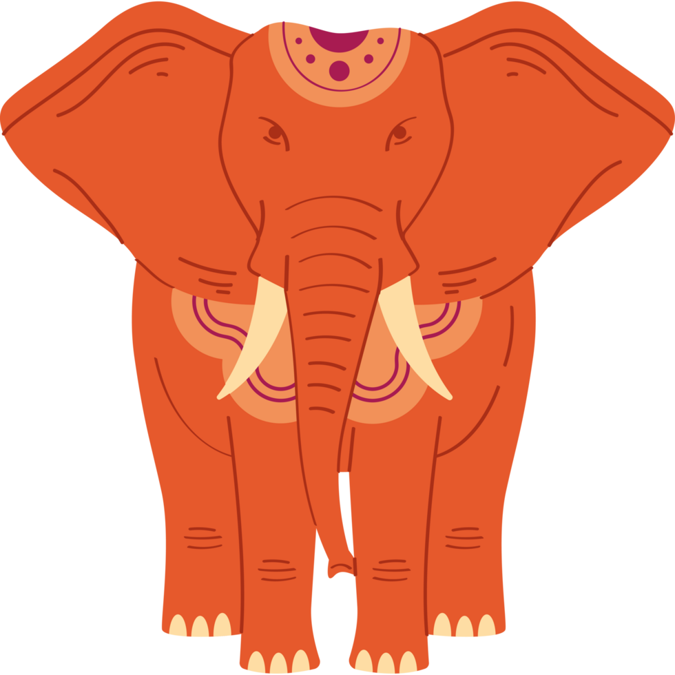 hindu elephant front view png