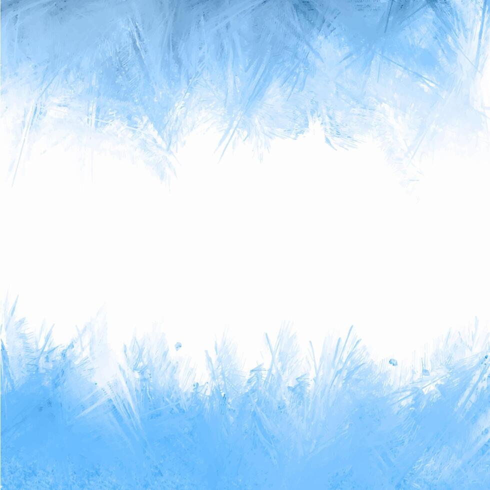 Abstract background with winter ice texture design vector