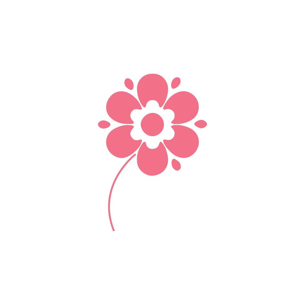 Flower Icon - Representing Beauty, Nature, and Blossoming New Beginnings vector