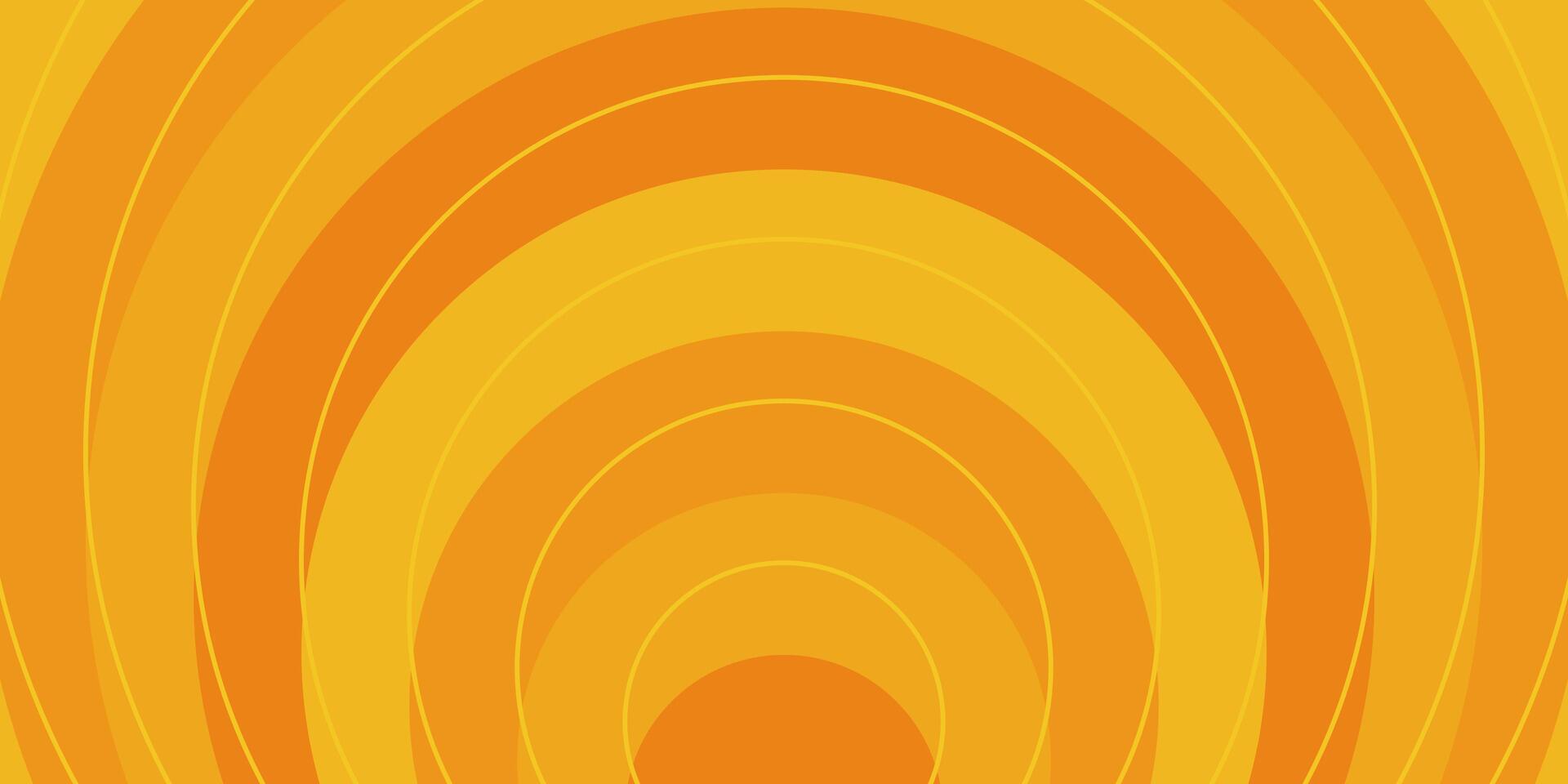 orange abstract background with circle pattern. vector