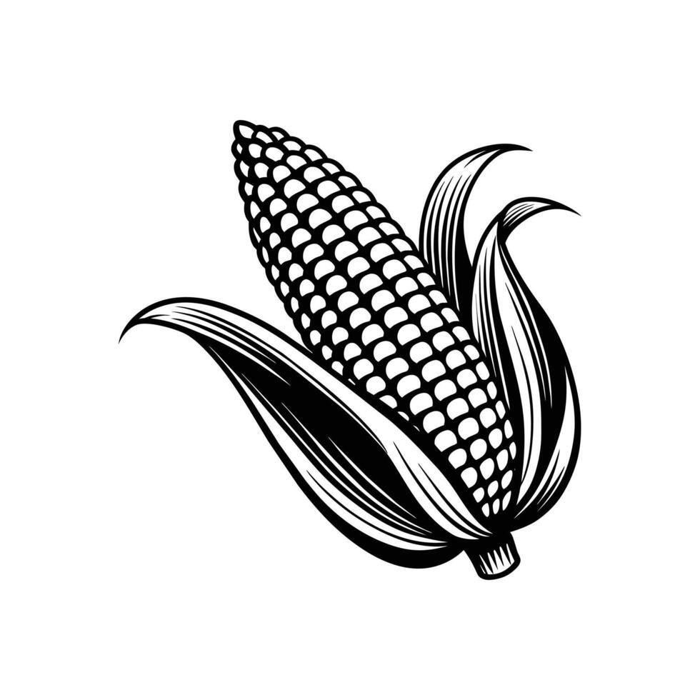 A maize logo art illustration vector
