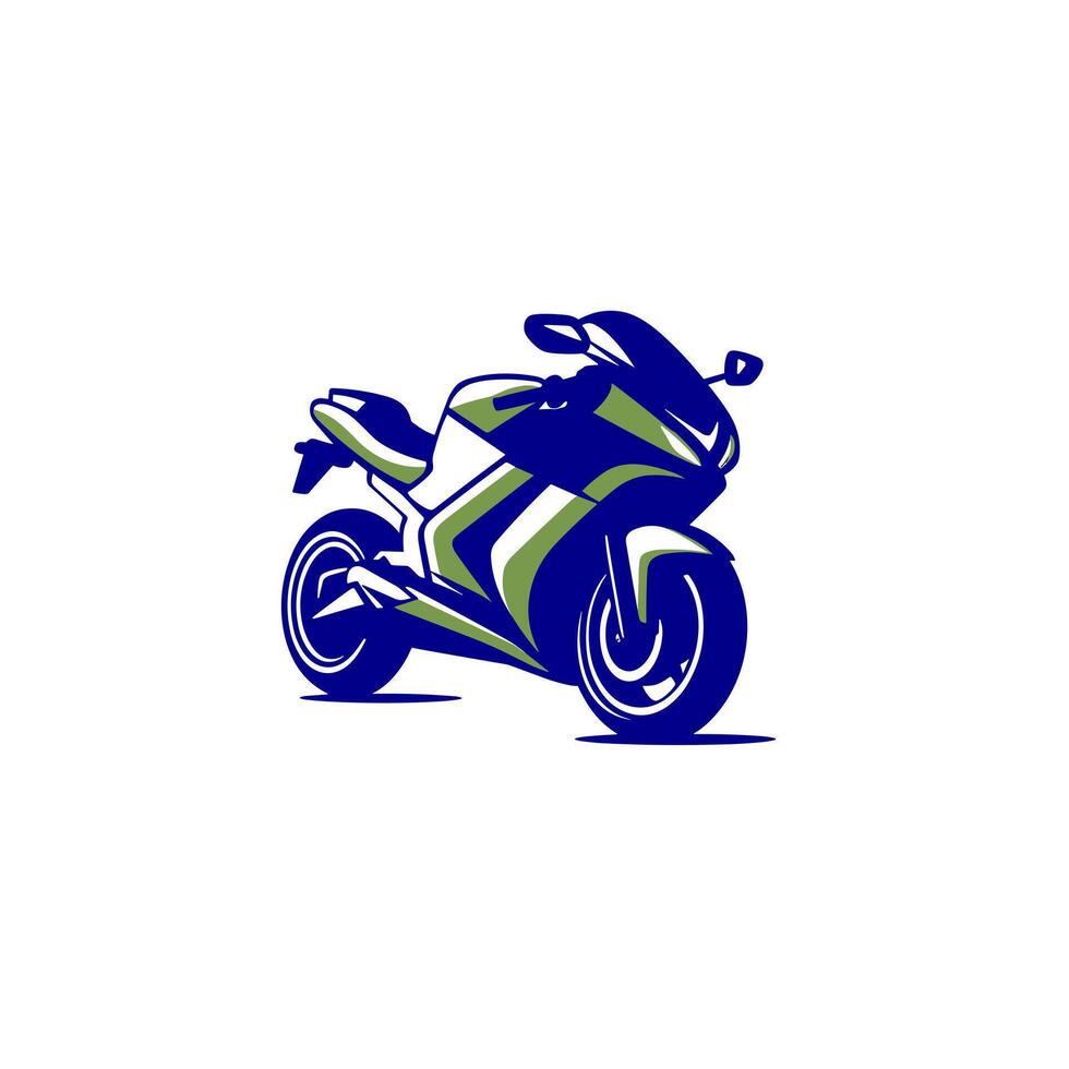 Motorcycle logo design vector